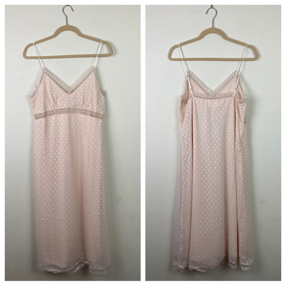 NWT Band of the Free | Amalie Ivory Slip Midi Dress M - Picture 3 of 16